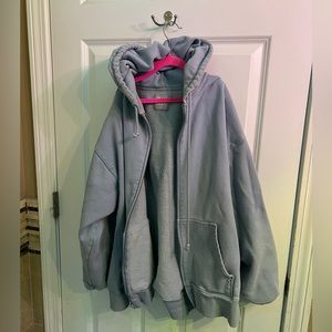 Aritzia cozy zip up